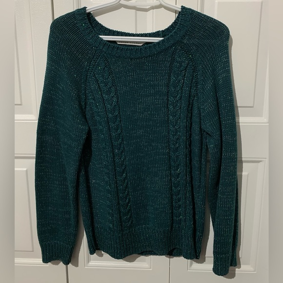 💘 2 for $20 💘 Cable knit sparkle sweater - Picture 1 of 4